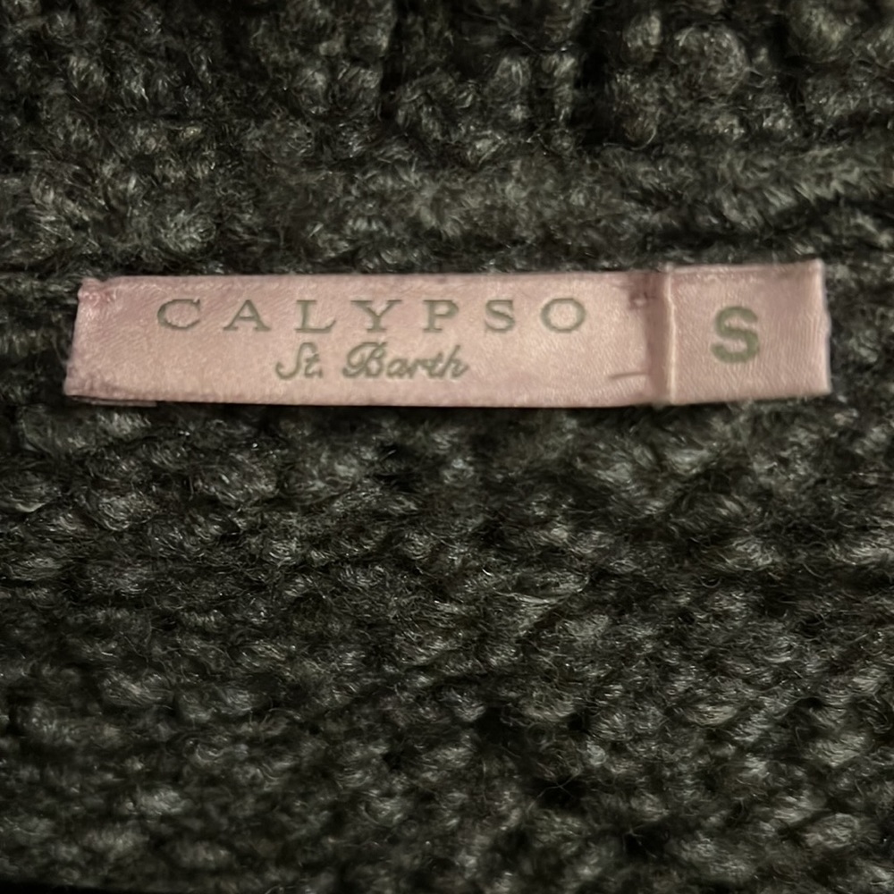 Calypso St. Barth Open Front Drape Sweater - image 3